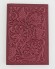 Купить оптом Обложка для паспорта "Цветы Ромашки" кожа (3D) цвет бордо