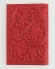 Купить оптом Обложка для паспорта "Цветы Ромашки" кожа (3D) цвет красный