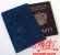 Купить оптом Обложка для паспорта "Хипстер Кролик" (натуральная кожа) бирюза