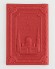 Купить оптом Обложка для паспорта "Полумесяц и Московская Соборная Мечеть" кожа (3D) цвет красный