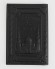 Купить оптом Обложка для паспорта "Полумесяц и Московская Соборная Мечеть" кожа (3D) цвет чёрный