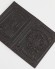 Купить оптом Обложка для паспорта "Орёл Императорский и Николай Угодник" кожа (3D) цвет коричневый
